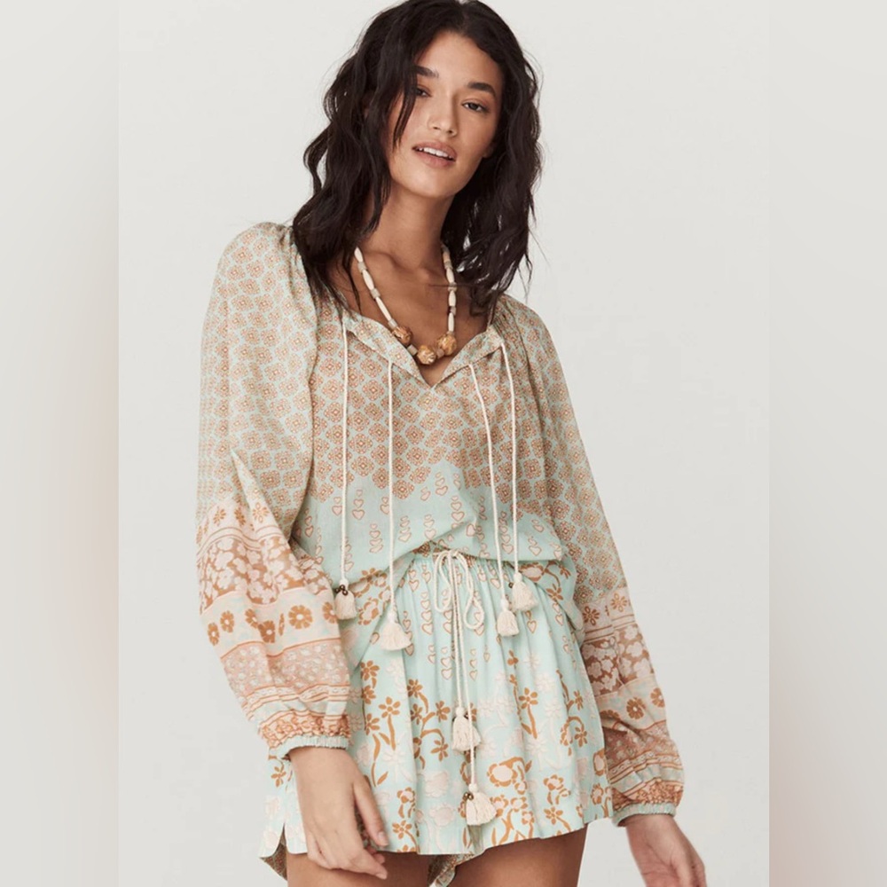 ⭐️Spell Sweet Nothings Puff Sleeves Blouse NWT